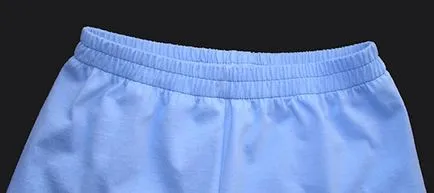 Cum se coase elastic, fixata pe centura pantalonilor (gumă) Cum să coase pantaloni talie elastic