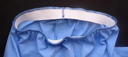 Cum se coase elastic, fixata pe centura pantalonilor (centura) Cum să coase pantaloni talie elastic