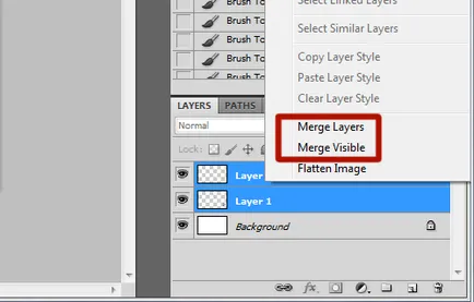 Cum de a lucra cu straturi în Photoshop, răspunsuri pe calculator