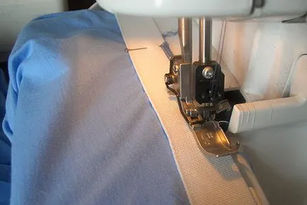 Cum se coase elastic, fixata pe centura pantalonilor (gumă) Cum să coase pantaloni talie elastic