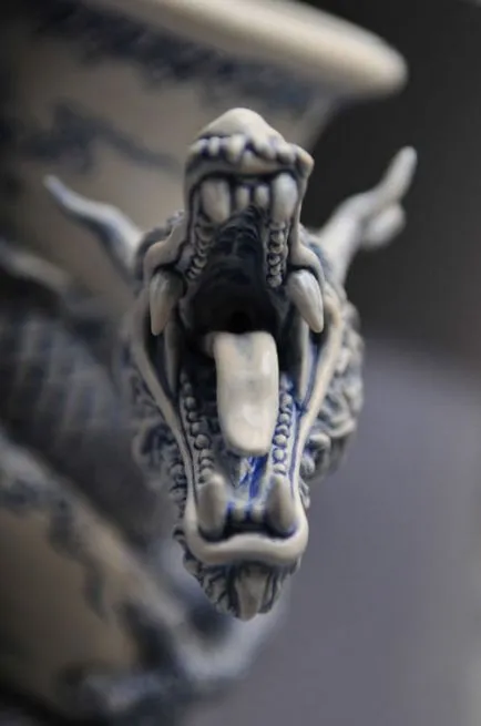 Ca născut dragoni porțelan sculptor Masterclass Johnson Tsang