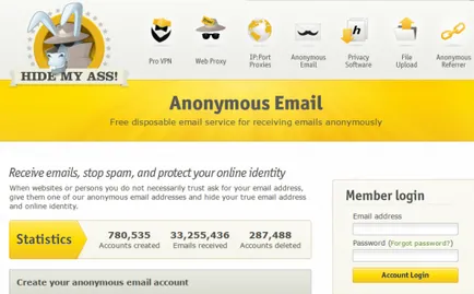 Cum sa faci un e-mail și privat anonim