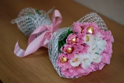 Cum sa faci un buchet de dulciuri cu mâinile sale