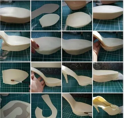 Cum sa faci un pantof de mastic, tort pantof decorare