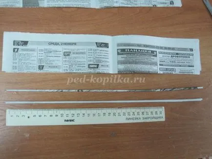 Cum se răsucească tubul din ziarele de țesut pentru incepatori (tesut) Cum se răsucească tubul din ziarele de țesut pentru începători
