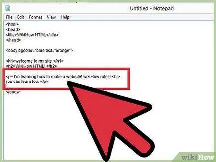 Cum de a crea o pagină web simplu în Notepad