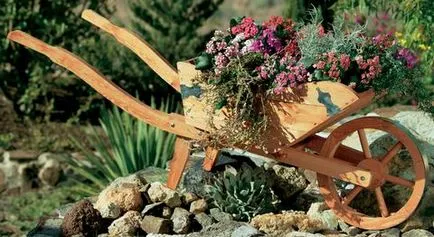 Cum de a decora o grădină (41 poze) proiecta propriile lor mâini, decorate cu flori și mijloace improvizate, (cum de a decora gradina gradina coloana-schimburi) Cum de a decora o grădină (41 poze) proiecta propriile lor mâini, decorate cu flori și mijloace improvizate,