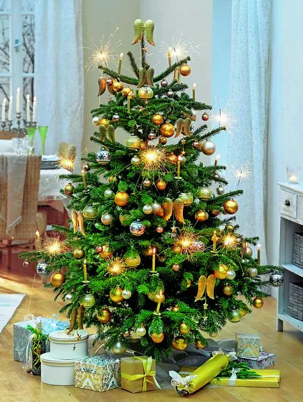 Cum de a decora un pom de Crăciun pentru Anul Nou, idei și opțiuni de design original, cu ajutorul hârtiei, jucării