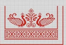 Conducerea eco nunta broderie prosop cum să brodeze, modele gratuite, kituri cu ornamente