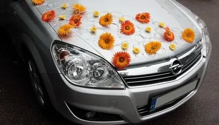 decor de nunta pe masina - idei de design auto