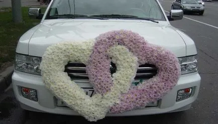 decor de nunta pe masina - idei de design auto