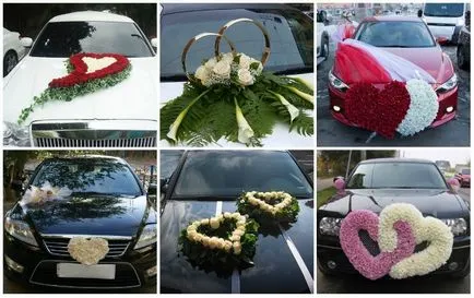 decor de nunta pe masina - idei de design auto