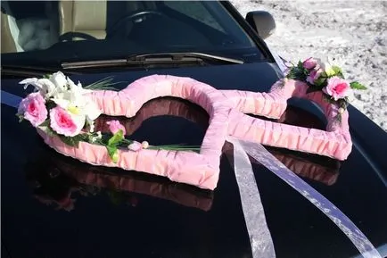 decor de nunta pe masina - idei de design auto