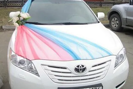 decor de nunta pe masina - idei de design auto