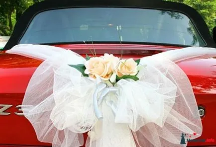 decor de nunta pe masina - idei de design auto