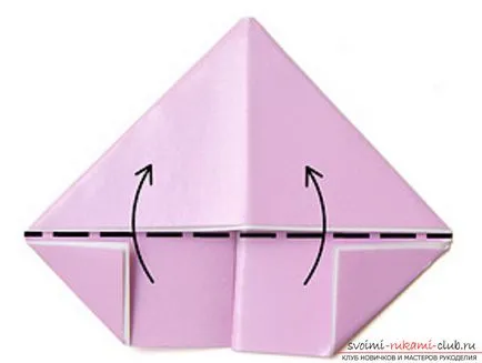 Conducerea crearea unui document de modulare lebădă origami pentru incepatori