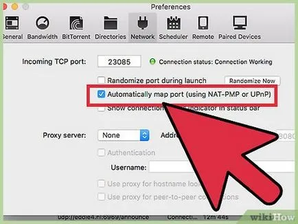 Cum de a crește numărul de colegii din uTorrent (click pentru a mari) Cum de a crește numărul de colegii din uTorrent