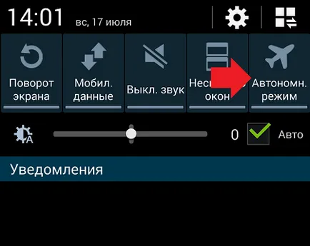Cum de a activa sau dezactiva modul Avion de pe Android telefon