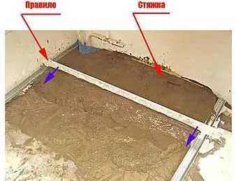 Cum se toarnă podeaua sapa cu mâinile lor