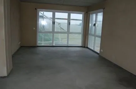 Cum se toarnă șapă turnarea de ciment care să acopere modul de a face rapid propriile mâini, fotografii