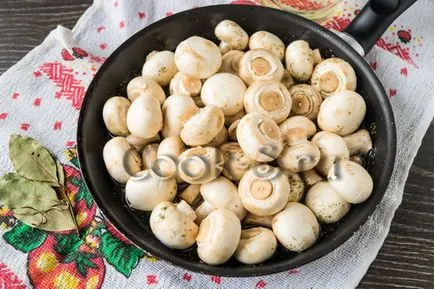 Cum se marineze ciuperci la pas acasă cu reteta pas cu fotografii gustări