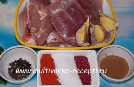 Ca și în cazul decaparea stratului de grăsime din carne (reteta de grăsime, cu un strat intermediar) Cum se murarea de grăsime cu un strat de carne