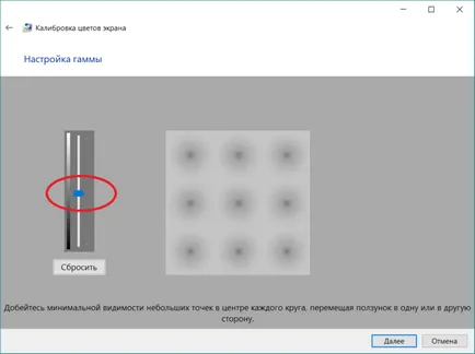 Monitor de calibrare în Windows 10