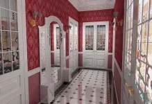 Combinând tapet în hol fotografie idei de design coridor pentru modul în care să combine într-un apartament, puteți