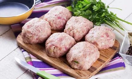 Chiftele de carne tocată - rețete pentru chiftele din carne tocată (chiftele din carne tocată) Chiftele de carne tocată - chiftele din rețete maruntite