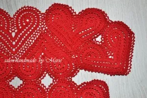 rochie roșie a inimii motivele grafice maestru klasshandmade