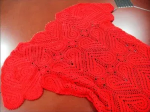 rochie roșie a inimii motivele grafice maestru klasshandmade