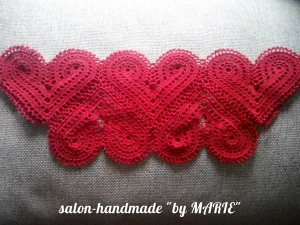 rochie roșie a inimii motivele grafice maestru klasshandmade
