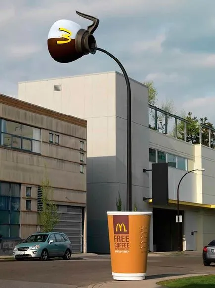 Creative de mcdonald s - mai mult de publicitate