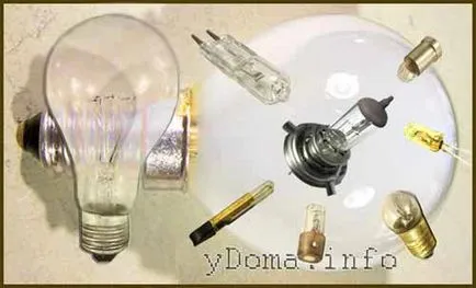 lămpi cu halogen, lămpi cu incandescență și un dispozitiv de principii, contrast de operare (filamentelor) Incandescent și halogen, dispozitivul, principiul de funcționare, diferența
