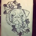 Dog tatuaj sensul fotografii și schițe (foto) Dog tatuaj sensul fotografii și schițe
