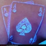 Ace de pică tatuaj care înseamnă fotografii și schițe de cele mai bune