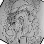 Dog tatuaj sensul fotografii și schițe (câine) Dog tatuaj sensul fotografii și schițe