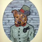 Dog tatuaj însemnând fotografii și schițe (schițe) Dog tatuaj sensul fotografii și schițe