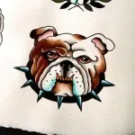 Dog tatuaj însemnând fotografii și schițe (schițe) Dog tatuaj sensul fotografii și schițe