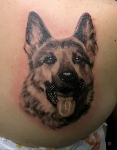 Tatuaje câini (valoare, schițe, fotografii), tattoofotos (tatuaj feminin) Tatuaje câini (valoare, schițe, fotografii), tattoofotos