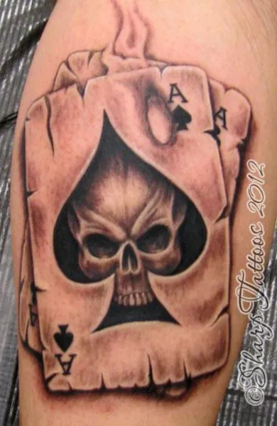 Ace Tatuaje, valoare și fotografie asul tatuaj