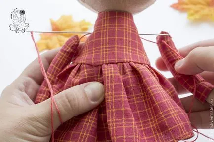 păpușă textile de la cap la tocuri - Masters Fair - manual, manual (culori de toamnă) păpușă textile de la cap la tocuri - Masters Fair - manual, lucrate manual
