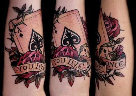 Ace Tatuaje, valoare și fotografie asul tatuaj