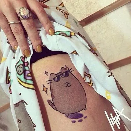 tatuaj Cat pentru femei 100 cele mai frumoase opțiuni pentru a fotografia