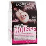 Loreal Sublim mousse - o paletă de culori de colorare a părului, cel mai bun vopseaua de păr