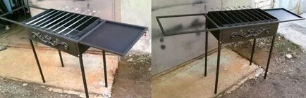BBQ din metal cu mâinile lor staționare, portabile, prefabricate (BBQ) grătar metalic cu mâinile staționare, portabile, prefabricate