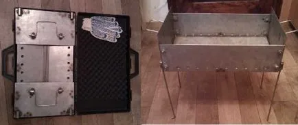 BBQ din metal cu mâinile lor staționare, portabile, prefabricate (mâini) grătar metalic cu mâinile staționare, portabile, prefabricate