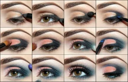Machiaj smokey eyes pentru imagine ochi căprui, instrucțiuni pas cu pas (maro) Machiaj smokey eyes pentru ochi caprui imagine, instrucțiuni pas cu pas