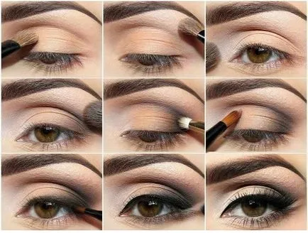 Machiaj smokey eyes pentru ochi căprui imagine, instrucțiuni pas cu pas (foto) Machiaj smokey eyes pentru ochi caprui imagine, instrucțiuni pas cu pas