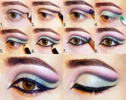 Machiaj smokey eyes pentru imagine ochi căprui, instrucțiuni pas cu pas (maro) Machiaj smokey eyes pentru ochi caprui imagine, instrucțiuni pas cu pas